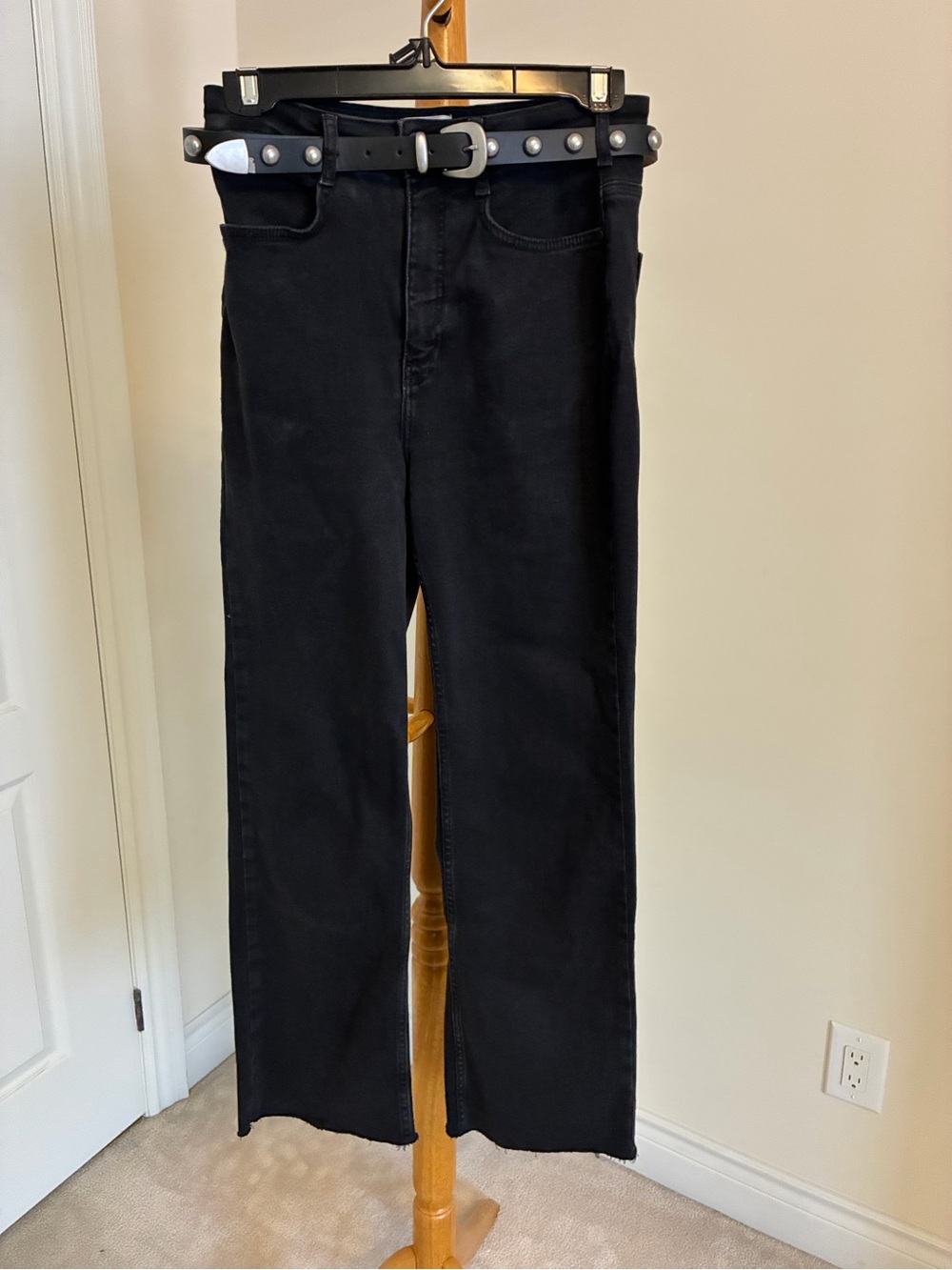Pilcro Straight-Leg Jeans, Raw Hem